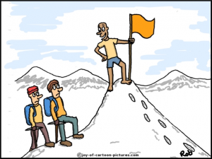 Climbing cartoons